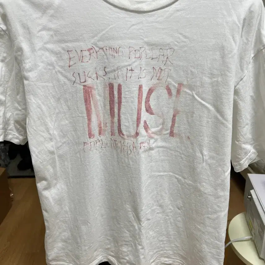 [BUNJANG] Polerteru 1011 Muse Short-Sleeve T-Shirt / [3] 폴리테루 1011 마카 뮤즈 반팔 티셔츠