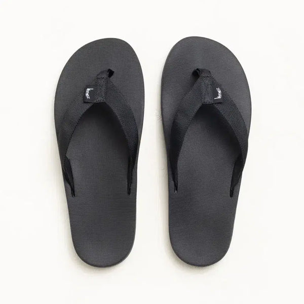 [BUNJANG] Stussy Beach Slippers Black / [US10]스투시 비치 슬리퍼 블랙