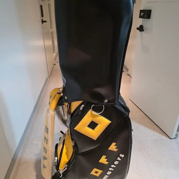 [BUNJANG] ONOFF Golf Bag Black Yellow / 온오프 골프백 블랙 옐로우.새상품