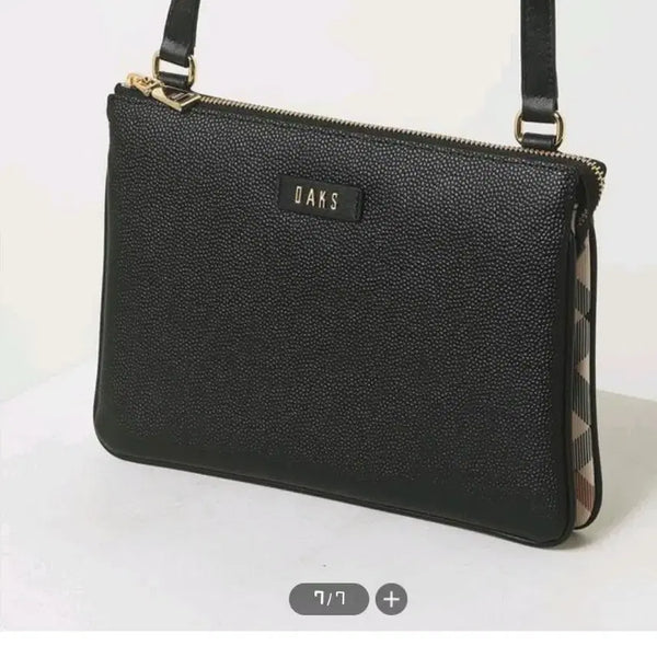 [BUNJANG] Daks Leather Crossbody Bag / 닥스 크로스백