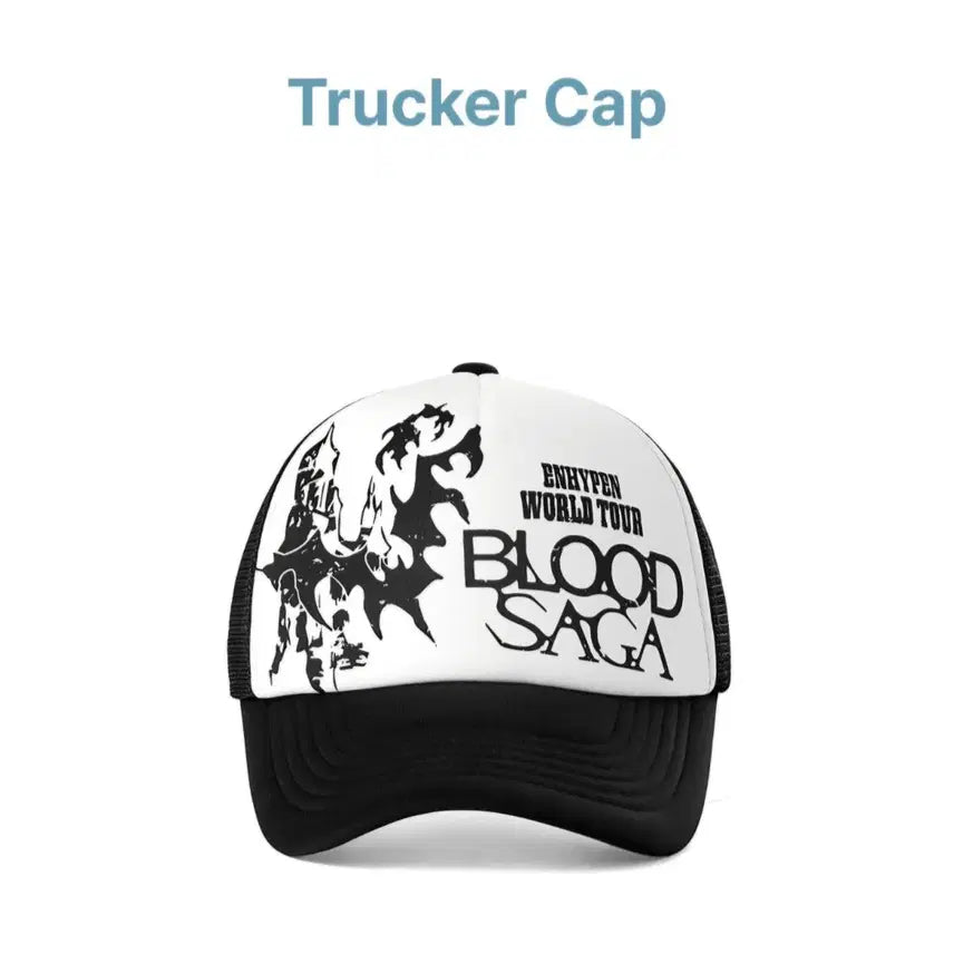 [BUNJANG] ENHYPEN World Tour BLOOD SAGA Trucker Cap / ENHYPEN 월드투어 BLOOD SAGA 트러커캡