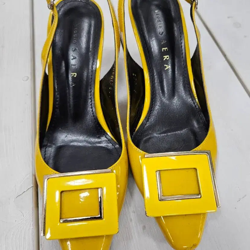 [BUNJANG] Sera Pumps Yellow Sandals (230) / 세라 펌프스 옐로우 샌들 구두(230)