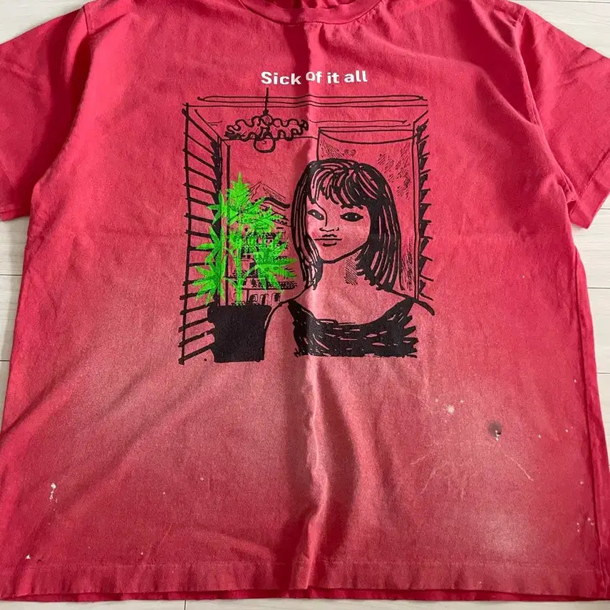 [BUNJANG] Donut Revenge Graphic T-Shirt Size 3 / 도넛리벤지 3 size