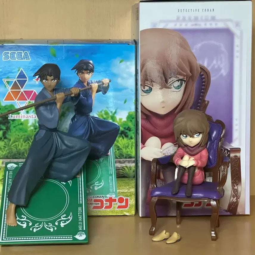 [BUNJANG] Detective Conan Ai Haibara & Heiji Hattori Bundle Set / 하이바라 아이+ 핫토리 헤이지 + 30주년 특전