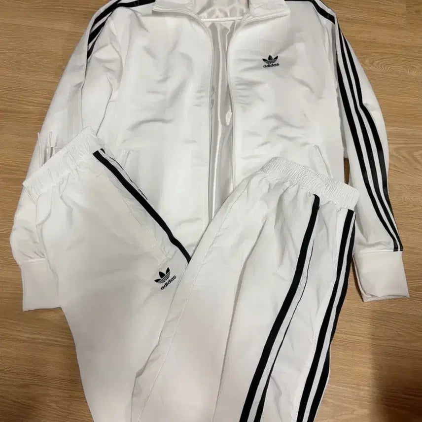 [BUNJANG] Adidas Track Top Training Set White / 아디다스 트랙탑 트레이닝 세트 화이트