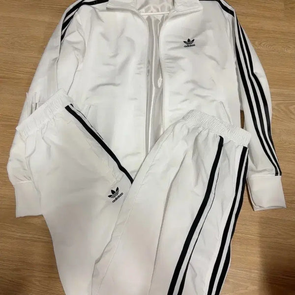[BUNJANG] Adidas Track Top Training Set White / 아디다스 트랙탑 트레이닝 세트 화이트