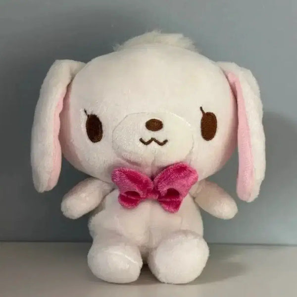[BUNJANG] Sanrio Sugarbunnies Shirousa & Kurousa Pouch Keyring / 희귀 고전 슈가바니즈 시로우사 인형 산리오 쿠로우사 메지루시 파우치 키링 가챠