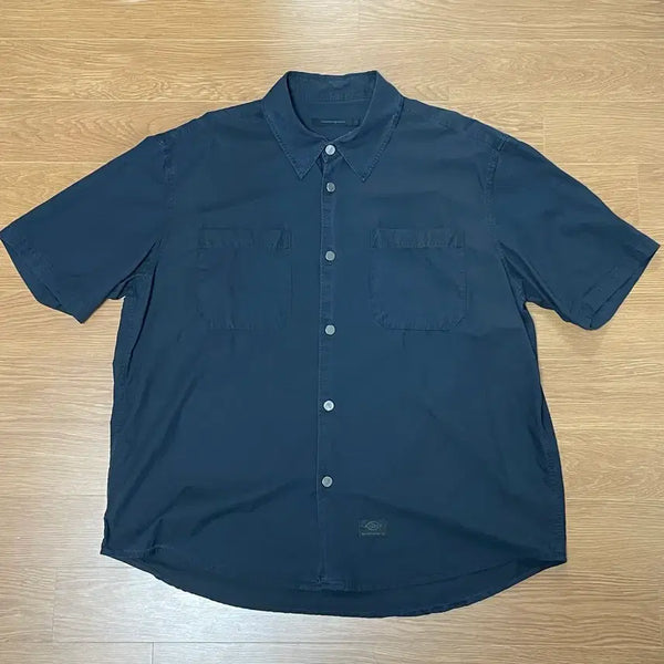 [BUNJANG] Haechingroom Dickies Museum Dyed Work Shirt Dark Navy / [해칭룸 디키즈] Museum Work Shirt Dyed Dark Navy [2]