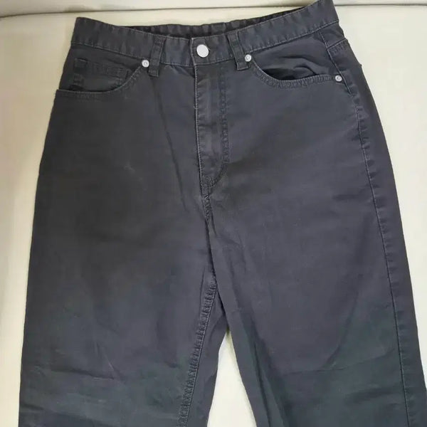 [BUNJANG] 8 Seconds Charcoal Straight Pants (Size M) / 에잇세컨즈 차콜색 스트레이트 팬츠