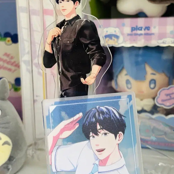 [BUNJANG] PLAVE Yejun Dash Acrylic Stand & Acrylic Card Set / 플레이브 예준 대쉬 아크릴 스탠드,애니플러스 아크릴 카드