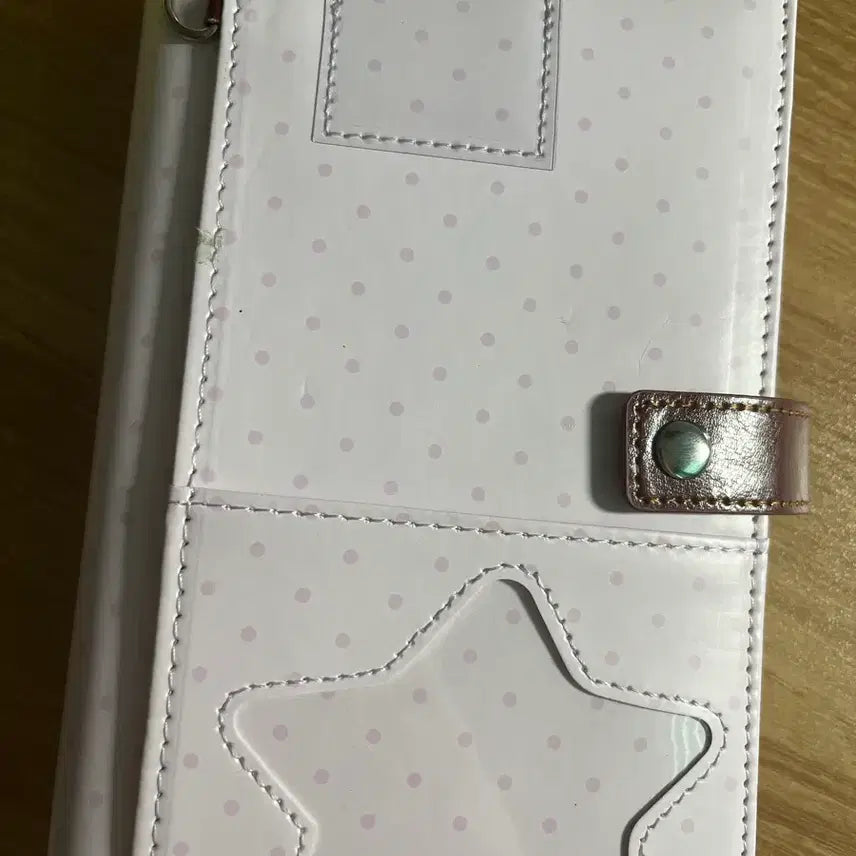 [BUNJANG] Pink Dot Pattern A6 6-Hole Diary / 핑크색 도트 패턴 A6 6공 다이어리