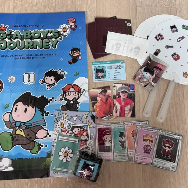 [BUNJANG] G-Dragon G's Boy's Journey Pop-up Goods Set / 지드래곤 G-DRAGON G'S BOY'S JOURNEY 팝업 굿즈 세트