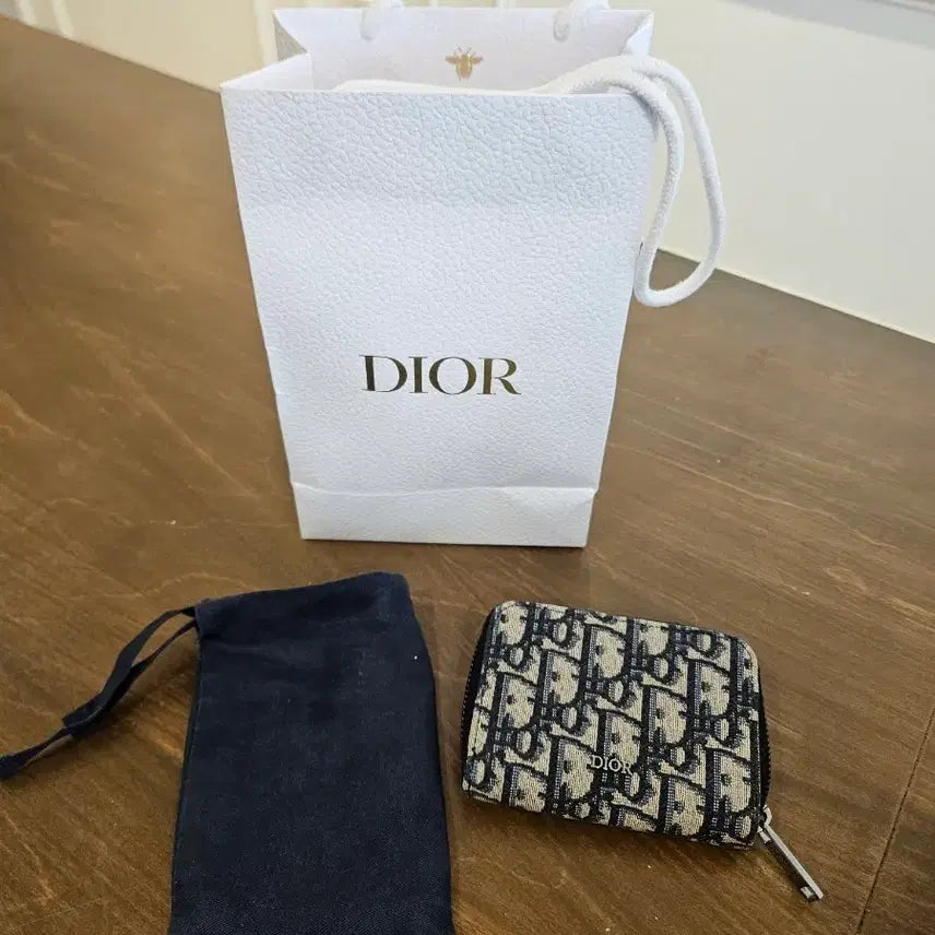 [BUNJANG] Dior Zipper Coin/Card Wallet / 디올 지퍼 동전/카드 지갑 팔아요