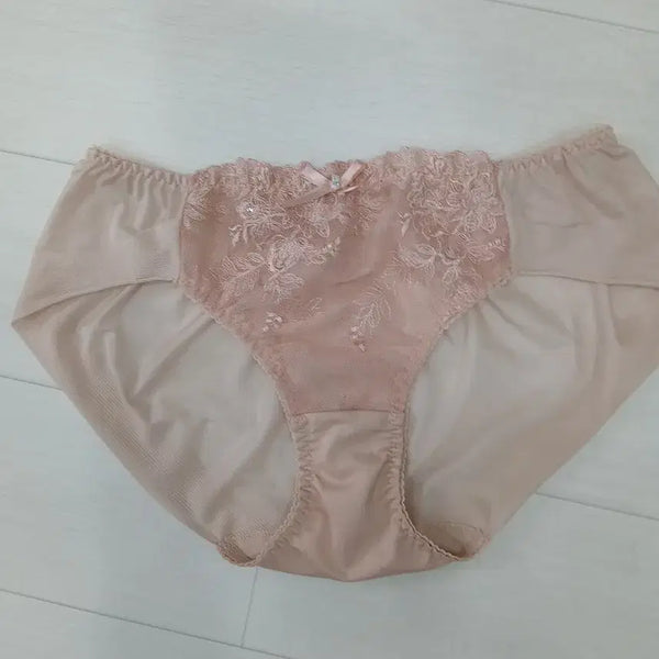 [BUNJANG] Women's Lace Detail Comfortable Pink Underwear / 여성속옷