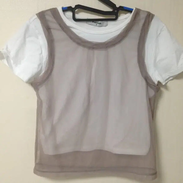 [BUNJANG] 8SECONDS Layered T-Shirt / 에잇세컨즈 레이어드 티셔츠