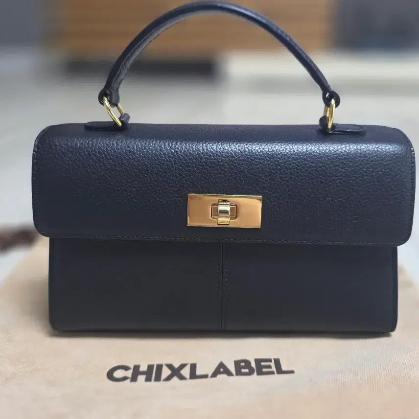 [BUNJANG] Chicslabel Reve Bag Black Small / 칙스라벨 레브백 블랙 스몰사이즈
