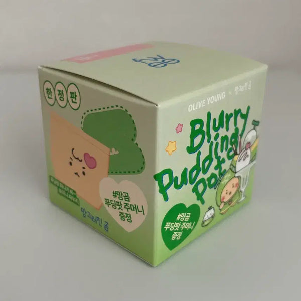 [BUNJANG] Ffion Lip & Cheek Blurry Pudding Pot Vanilla MangGom Edition Set with Pouch / 새상품,단종,세트) 퓌 립앤치크 블러리 푸딩팟 바닐라 망곰이 에디션 푸딩팟 주머니 파우치 포함