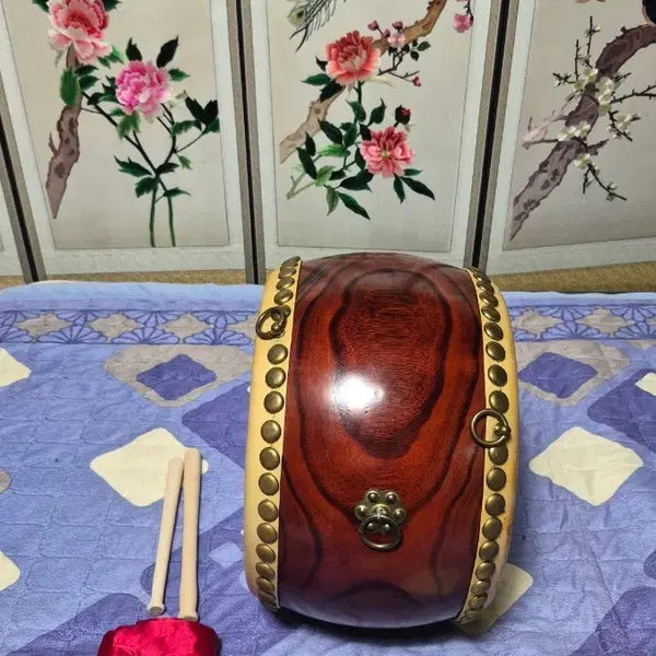 [BUNJANG] Jindo Buk (Tongbuk) Drum with Drumsticks and Strap / 진도북 (통북 1자1치) 무용북