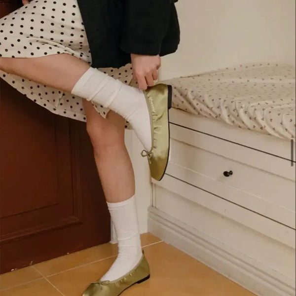 [BUNJANG] Marc Mork Flat Shoes Olive / 마크모크 플랫슈즈 올리브