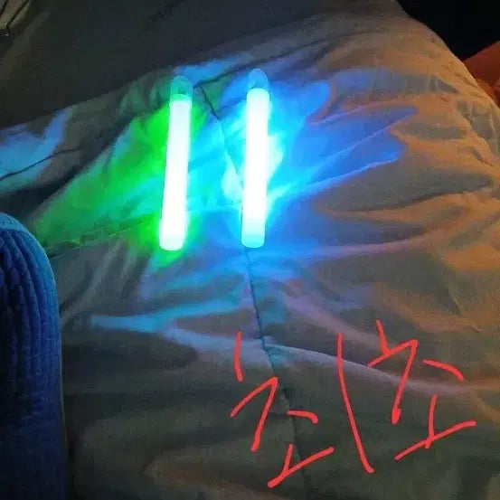 [BUNJANG] 6-Inch Glow Stick Bulk Pack / 6인치 야광봉 새것 대량 ( 콘서트.행사.낚시)