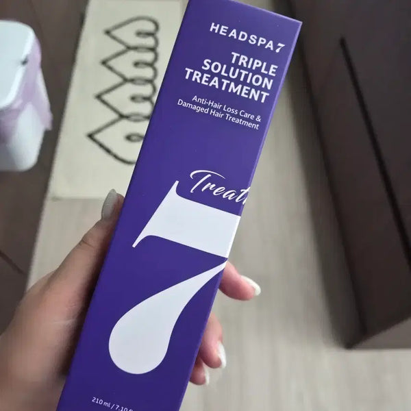 [BUNJANG] Head Spa 7 Triple Solution Treatment (2 x 210ml) Bundle / 헤드스파7 트리트먼트 탈모 집중케어 손상모 2개 일괄 판매