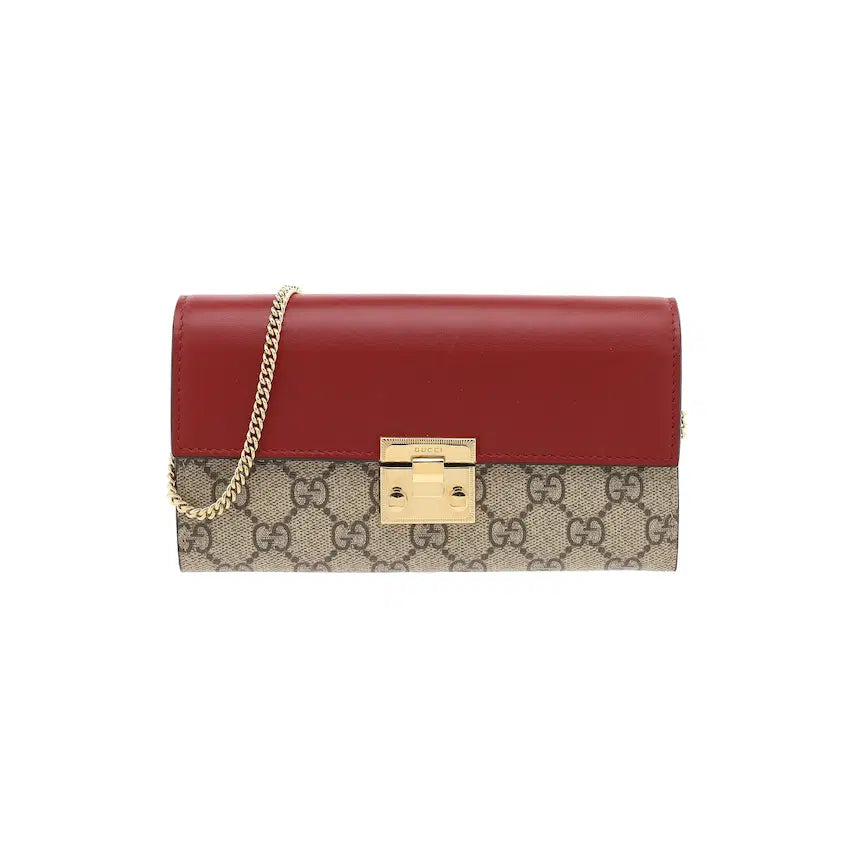 [BUNJANG] Gucci GG Padlock Long Wallet Chain Bag / 구찌 GG 패드락 장지갑 겸 체인백