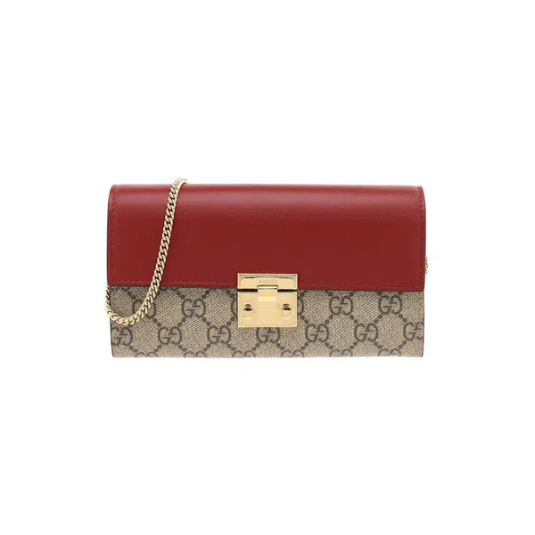 [BUNJANG] Gucci GG Padlock Long Wallet Chain Bag / 구찌 GG 패드락 장지갑 겸 체인백