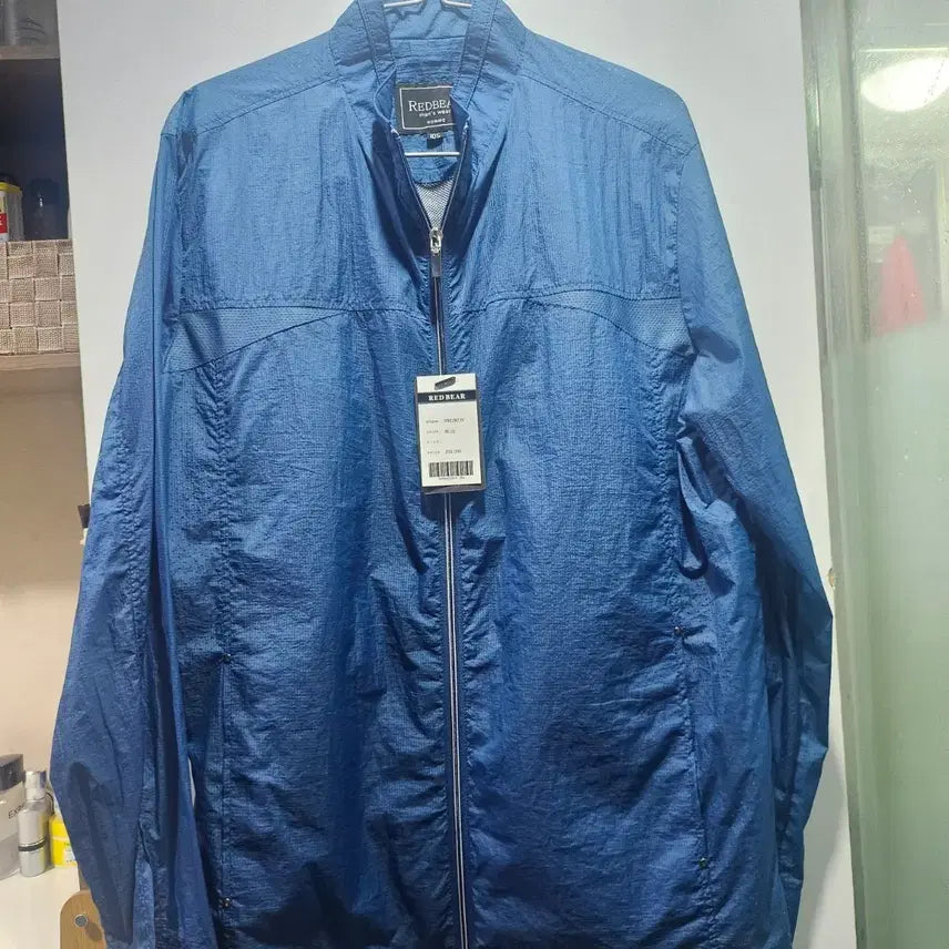 [BUNJANG] Redbear Blue Windbreaker Jumper / (미착용)레드베어 블루 바람막이 점퍼