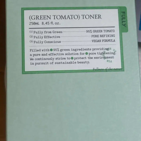 [BUNJANG] Fullee Green Tomato Toner 250ml / 풀리 그린 토마토 토너 250ml