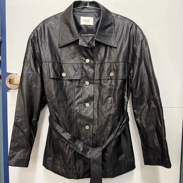 [BUNJANG] ORR Faux Leather Jacket / (새상품)ORR 인조가죽 자켓(55)