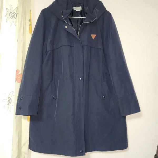 [BUNJANG] MANIA Hooded Parka Navy Size 88 / MANIA 여성 후드 야상 네이비 88