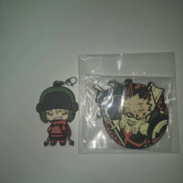 [BUNJANG] Katsuki Bakugo 2 Types Rubber Keychain / 바쿠고  카츠키 러버 키링 2종