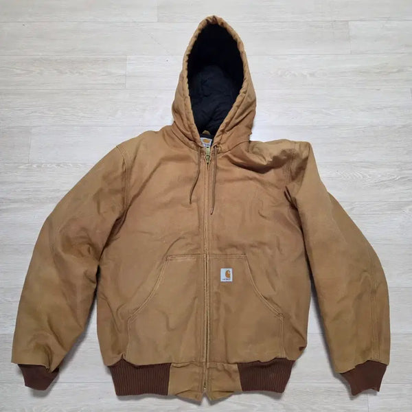 [BUNJANG] Carhartt USA Duck Active Jacket J140 Brown / 칼하트 USA 덕액티브 자켓 J140 브라운 된장 워크 점퍼