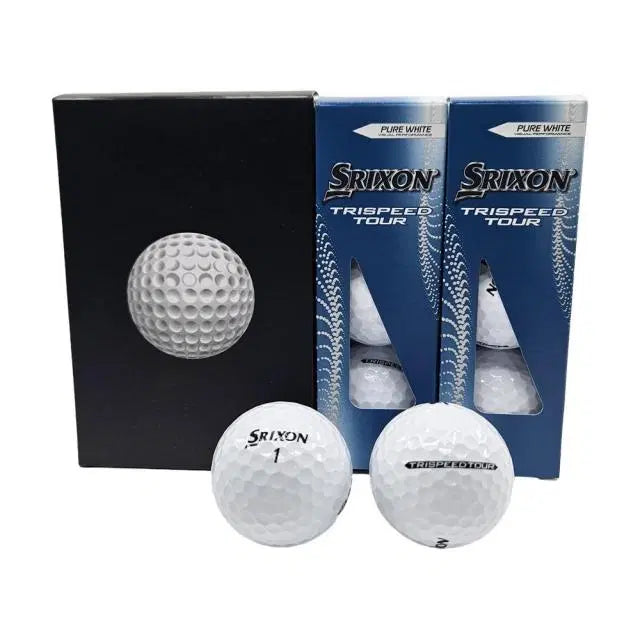 [BUNJANG] Srixon Trispeed Tour Golf Balls (6-Ball Pack) - Pure White / 던롭 스릭슨 트라이스피드 투어 골프공 6구 퓨어화이트 비거리 라운딩...