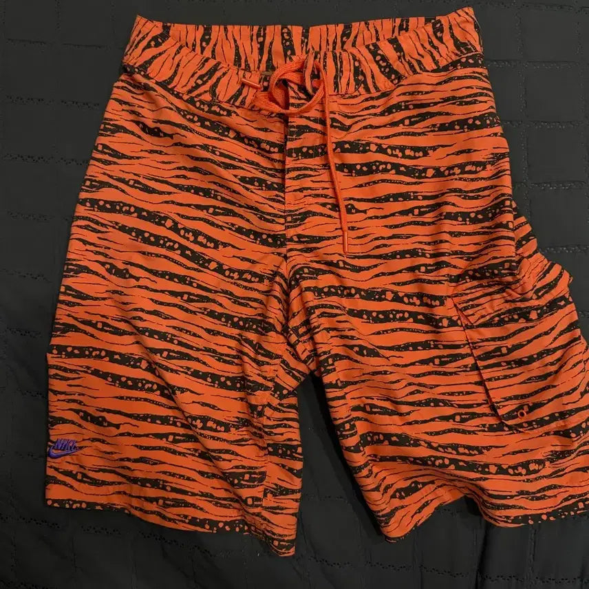 [BUNJANG] Nike Tiger Pattern Swim Shorts / 나이키 타이거 패턴 반바지 수영복