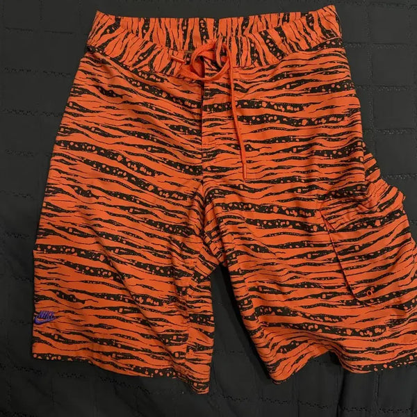 [BUNJANG] Nike Tiger Pattern Swim Shorts / 나이키 타이거 패턴 반바지 수영복