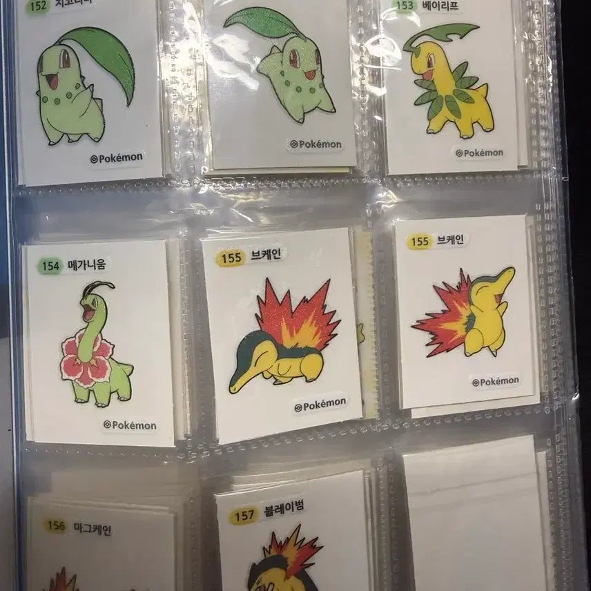 [BUNJANG] Pokemon TTIBSIL Bundle Set - Gen 2 / 포켓몬 띠부씰 2세대 일괄 판매
