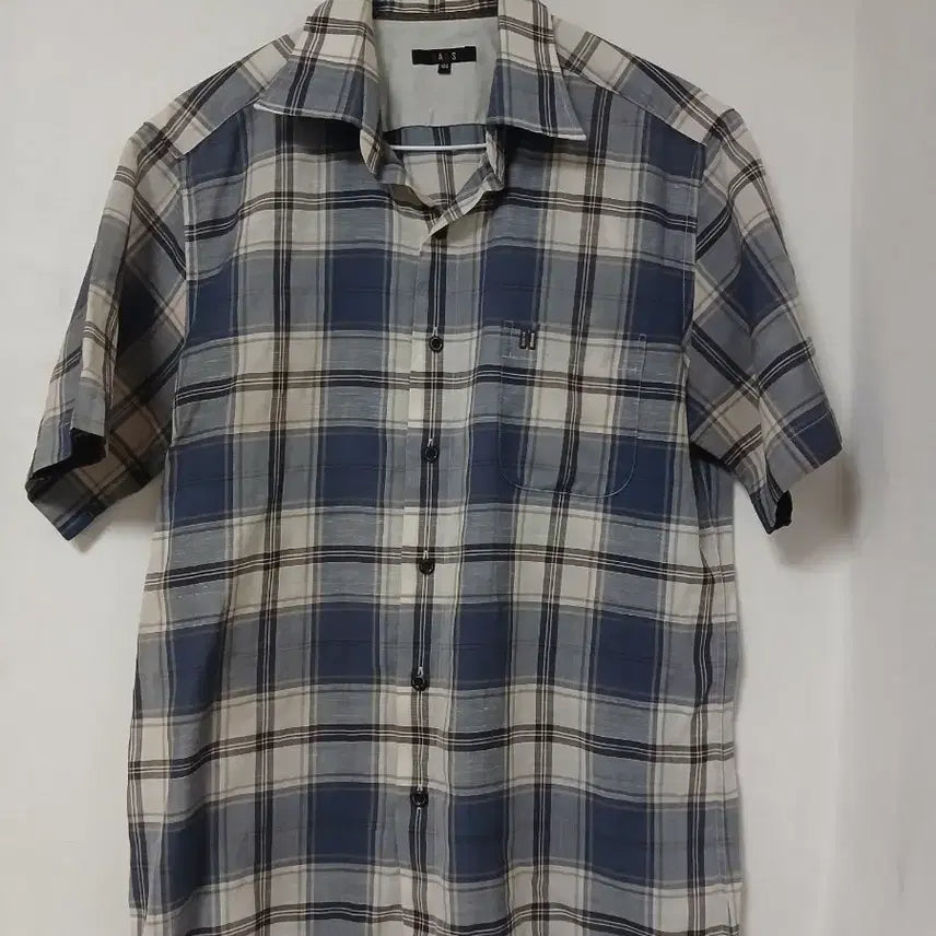 [BUNJANG] Daks Check Short Sleeve Shirt Size 100 / 닥스 체크 반팔 셔츠 100
