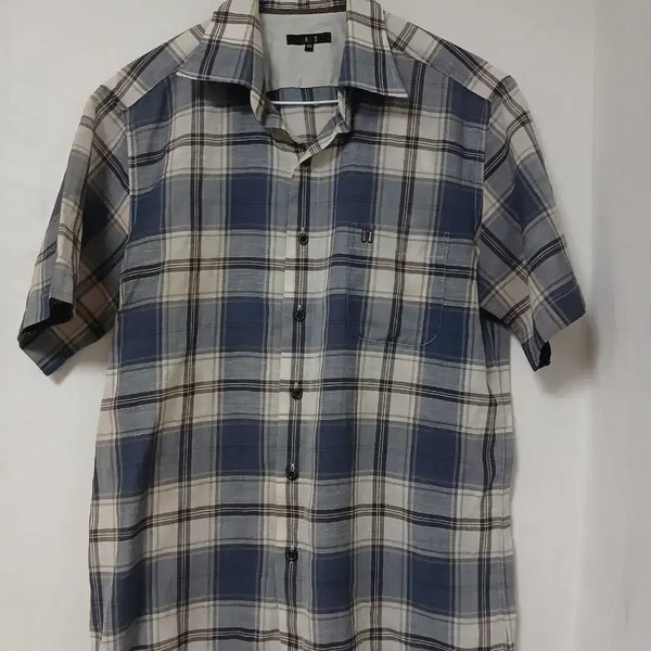 [BUNJANG] Daks Check Short Sleeve Shirt Size 100 / 닥스 체크 반팔 셔츠 100