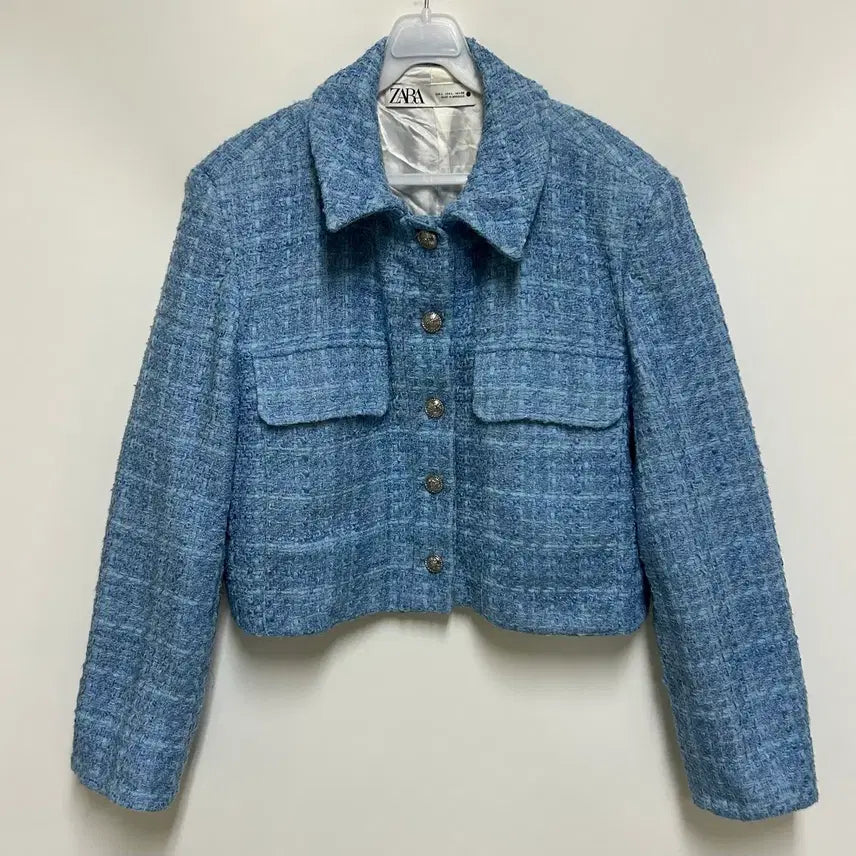 [BUNJANG] ZARA Women's Tweed Crop Jacket / [여자-100]ZARA 자라 우먼 트위드 크롭 자켓