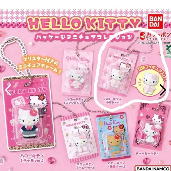 [BUNJANG] Hello Kitty Miniature Collection Gacha (Quilt) New / 헬로키티 미니어처 컬랙션 가챠 (퀼트)  새상품