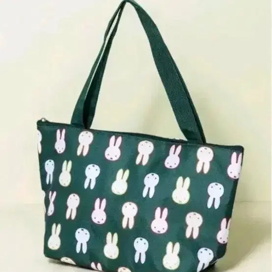 [BUNJANG] Miffy Tote Bag Dark Green / 미피 토트백 다크 그린