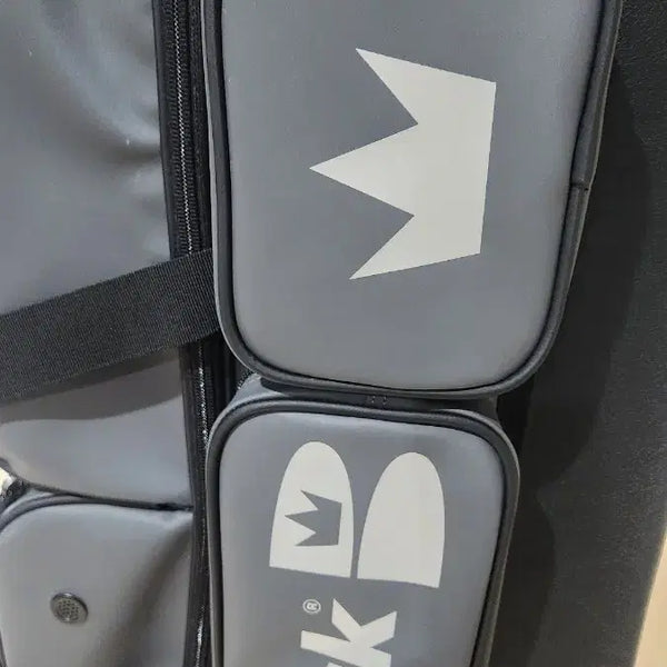 [BUNJANG] Brunswick Matte 3-Roller Bowling Bag Charcoal Grey / 브런스윅 매트 3롤러 볼링백 [차콜그레이]