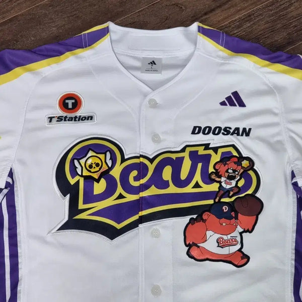 [BUNJANG] Doosan Bears Adidas Authentic Brawl Stars Jersey 100 / 두산 베어스 어센틱 브롤스타즈 유니폼 100 노마킹