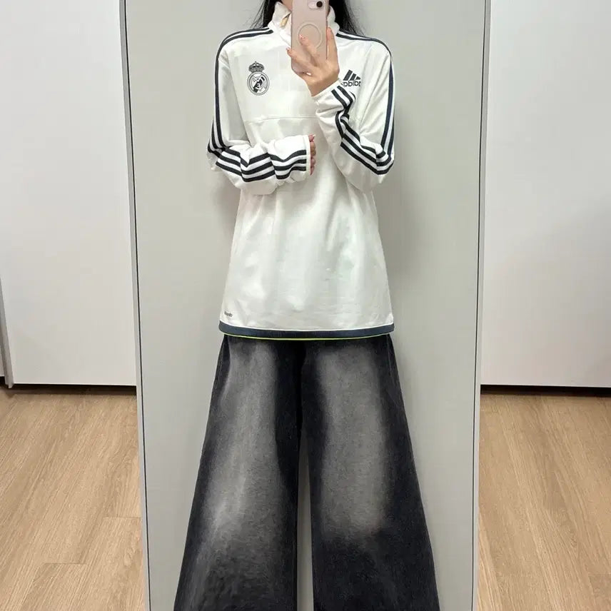 [BUNJANG] Adidas 2015-16 Real Madrid Training Top - Size L / 아디다스 15-16 레알 마드리드 트레이닝 탑