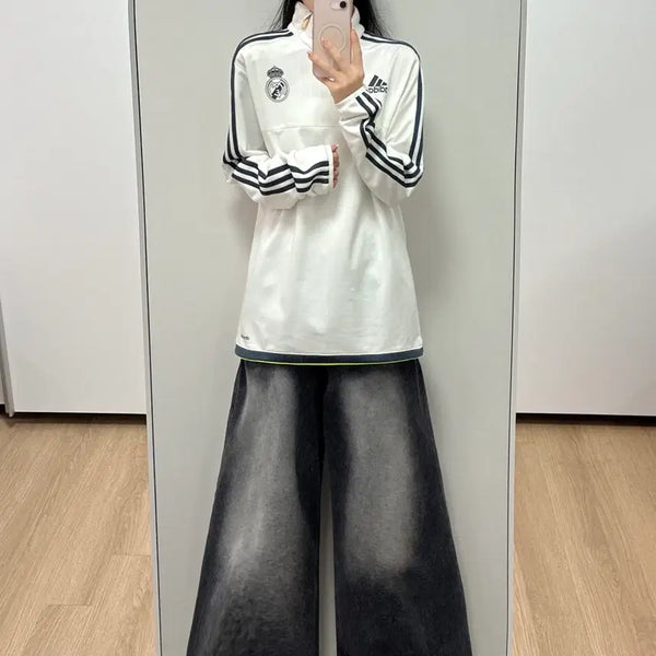 [BUNJANG] Adidas 2015-16 Real Madrid Training Top - Size L / 아디다스 15-16 레알 마드리드 트레이닝 탑