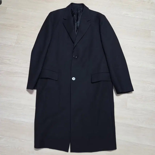 [BUNJANG] Theory Men's Bond Wool Luxe Two-Button Single Coat XL Black / 띠어리 맨 21 매장판 본드 울 럭스 남성 투버튼 싱글 코트 XL 블랙