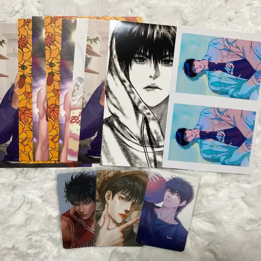 [BUNJANG] Slam Dunk Seo Taewoong Postcard & Photocard Set / 슬램덩크 서태웅 프박 엽서 포카 포토카드 굿즈