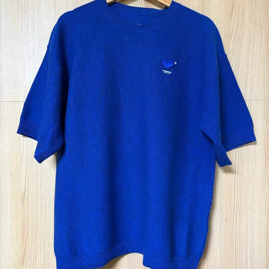 [BUNJANG] Ader Error Twin Heart Short Sleeve Knit (A2) / 아더에러 트윈하트 반팔 니트 (A2)