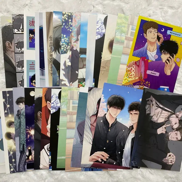 [BUNJANG] Slam Dunk Taewoong & Dae-man Photo Sticker Set / 슬램덩크 태웅대만 프박 엽서 28장 서태웅 정대만 굿즈